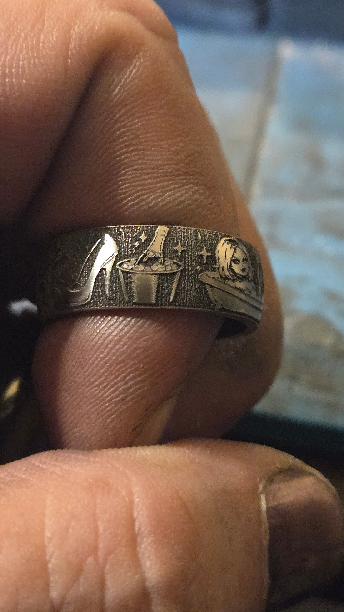 Tiffany – Bride of Chucky Inspired Handmade Horror Ring