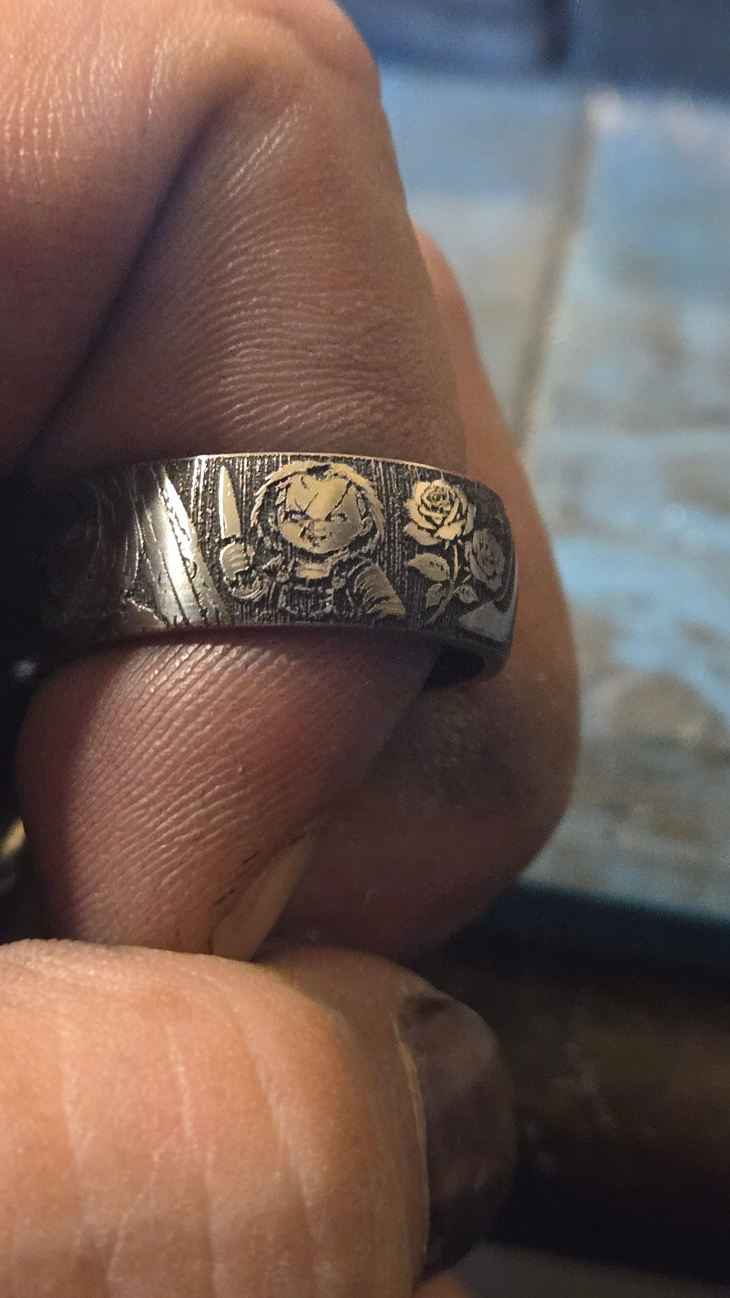 Tiffany – Bride of Chucky Inspired Handmade Horror Ring