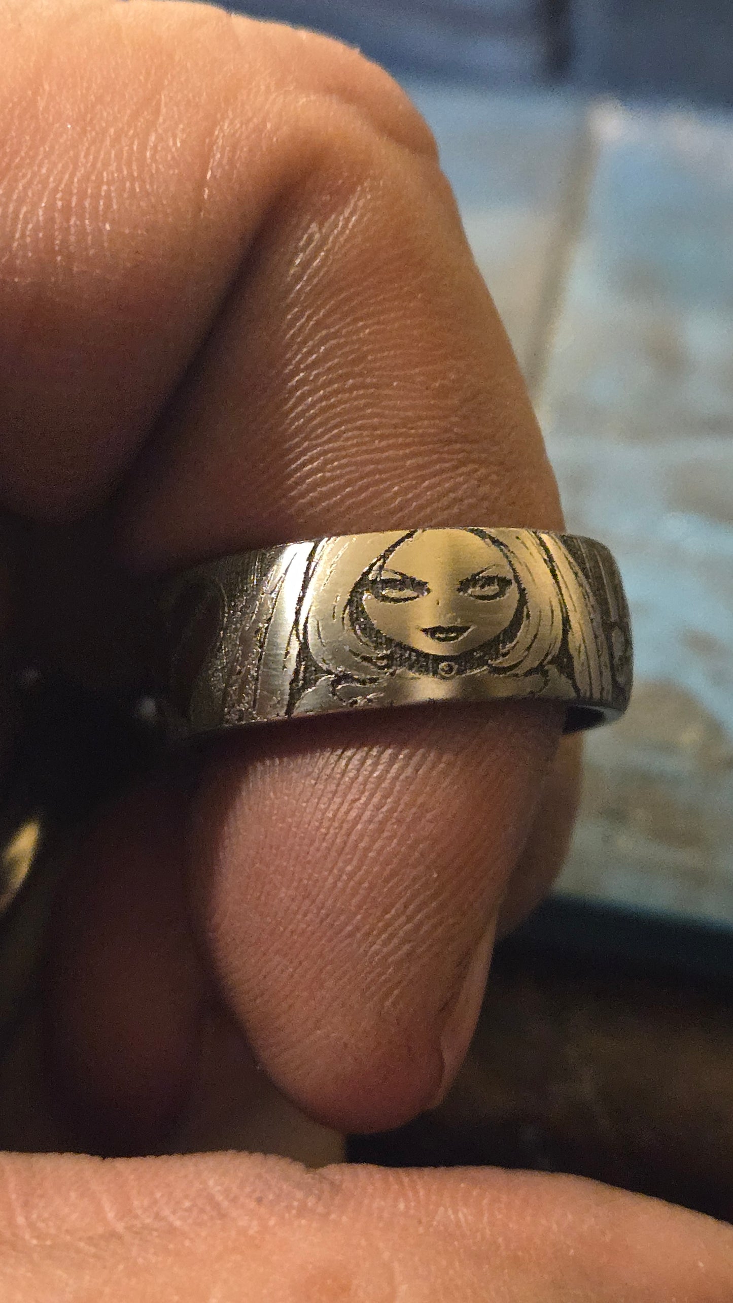 Tiffany – Bride of Chucky Inspired Handmade Horror Ring