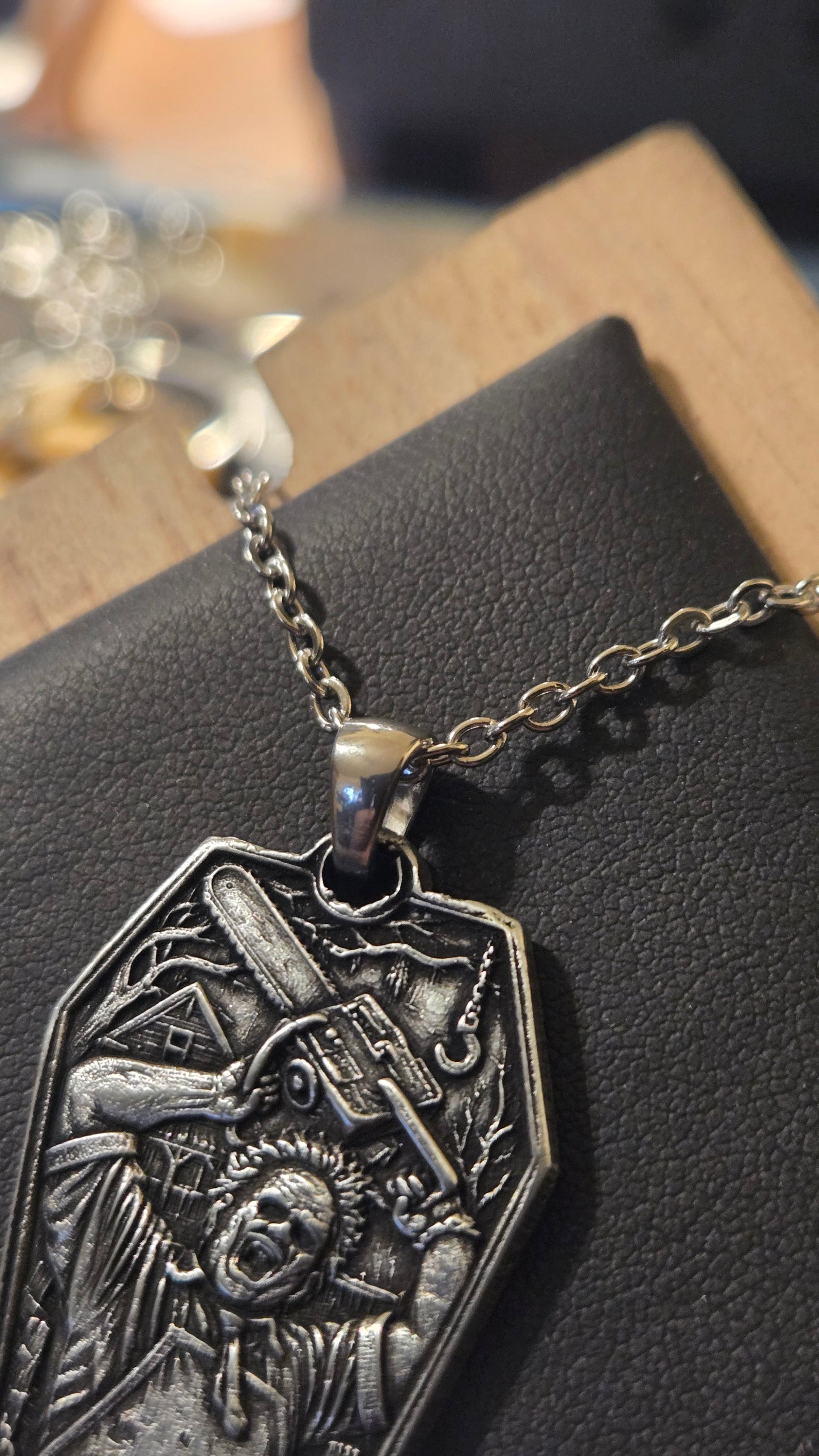 Texas Chainsaw Massacre themed – Leatherface Coffin Pendant