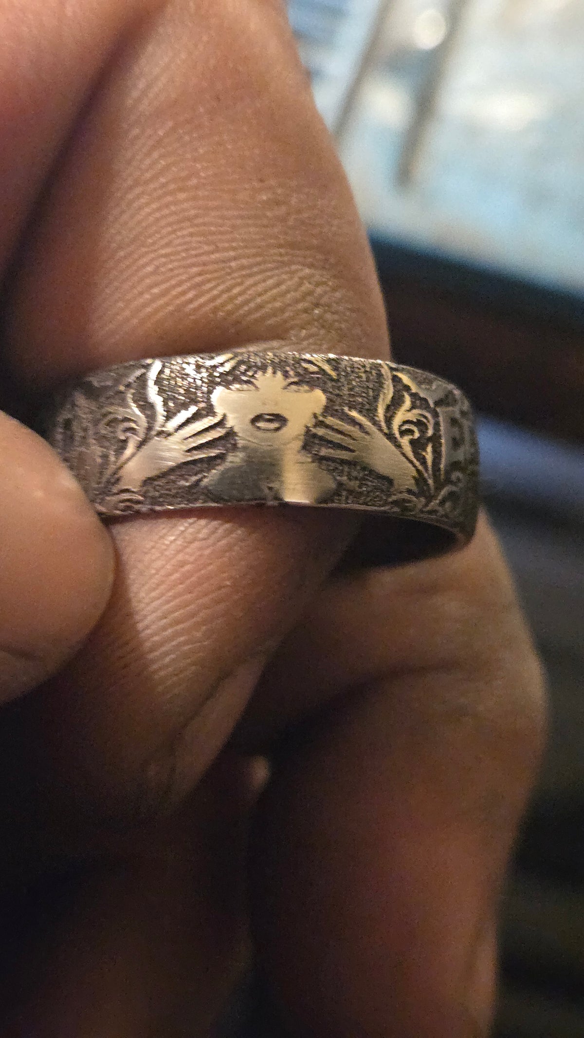 Elvira Mistress of the Dark Inspired Ring