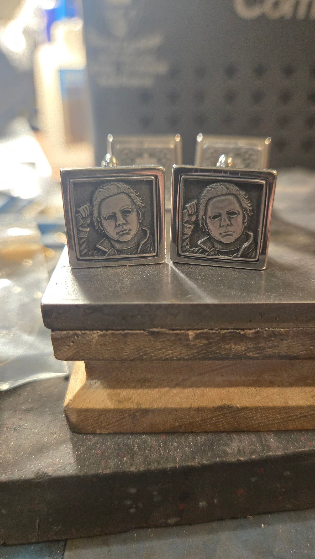 MICHAEL MYERS “THE SHAPE” CUFFLINKS