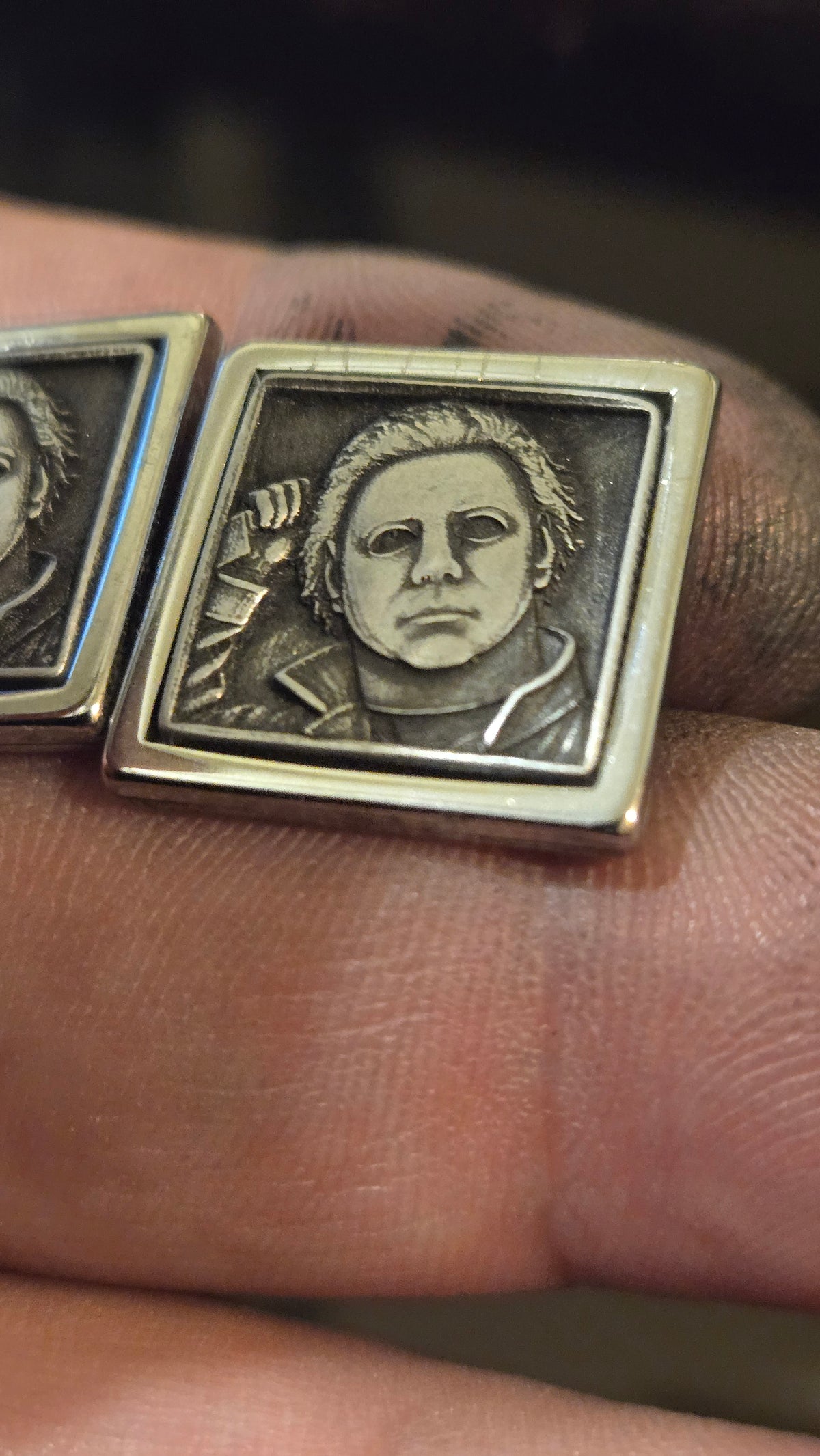 MICHAEL MYERS “THE SHAPE” CUFFLINKS
