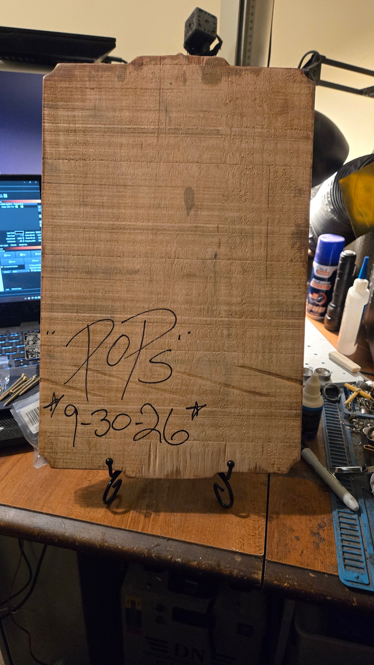 Michael Myers Reclaimed Haunted Barn Oak Wall Art — One of a Kind