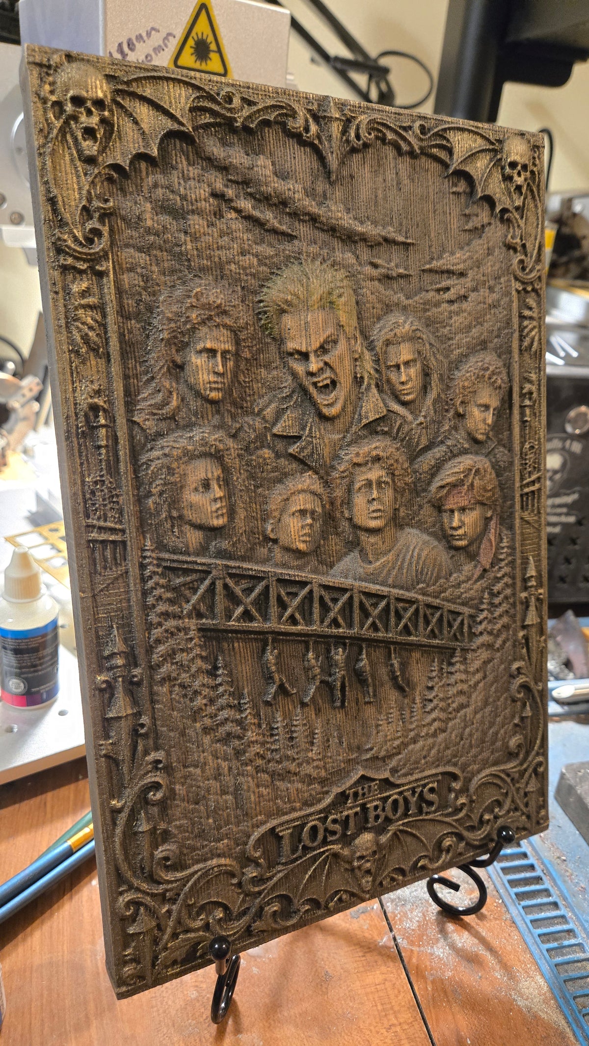 The Lost Boys – African Hardwood Horror desk Or Shelf Art