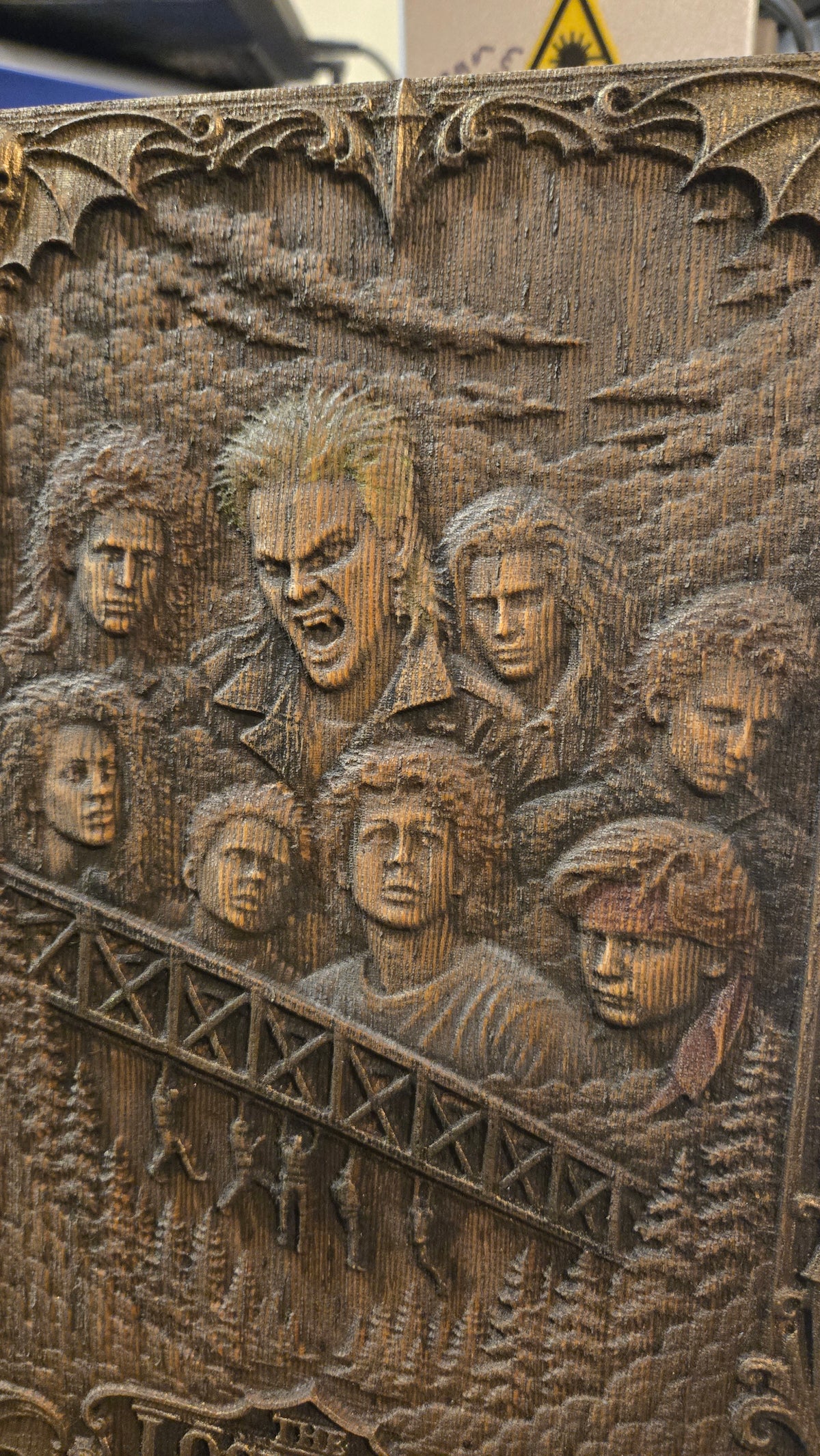 The Lost Boys – African Hardwood Horror desk Or Shelf Art