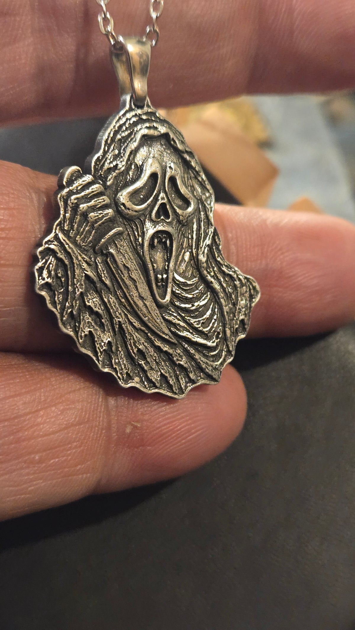 Ghostface Skullface Pendant